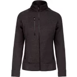 KA9107-Jacheta-cu-fermoar-de-dama-Kariban-Dark-Grey-Melange