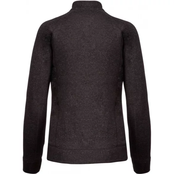KA9107-Jacheta-cu-fermoar-de-dama-Kariban-Dark-Grey-Melange