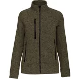 KA9107 - Jacheta cu fermoar de dama Kariban [Dark Khaki Melange]