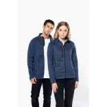 KA9107 - Jacheta cu fermoar de dama Kariban [Dark Khaki Melange]
