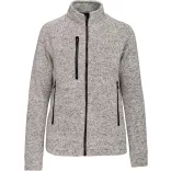 KA9107 - Jacheta cu fermoar de dama Kariban [Light Grey Melange]