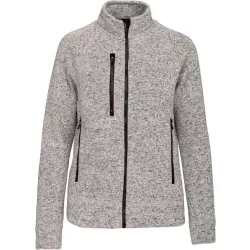   KA9107 - Jacheta cu fermoar de dama Kariban [Light Grey Melange]