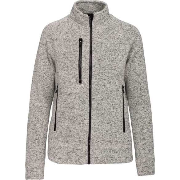 KA9107 - Jacheta cu fermoar de dama Kariban [Light Grey Melange]