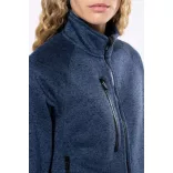 KA9107 - Jacheta cu fermoar de dama Kariban [Light Grey Melange]