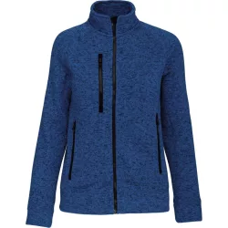   KA9107 - Jacheta cu fermoar de dama Kariban [Light Royal Blue Melange]