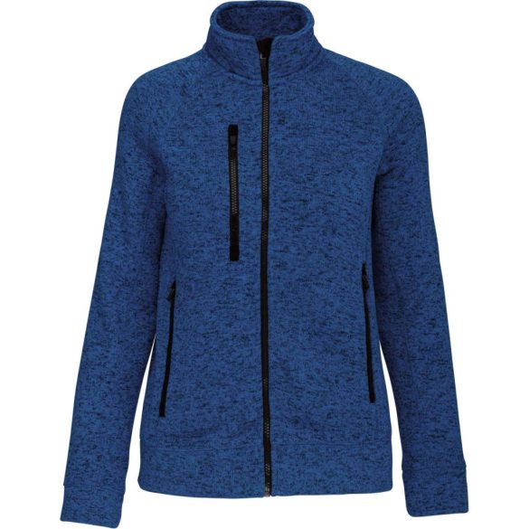 KA9107 - Jacheta cu fermoar de dama Kariban [Light Royal Blue Melange]