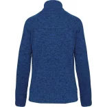 KA9107 - Jacheta cu fermoar de dama Kariban [Light Royal Blue Melange]
