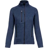 KA9107-Jacheta-cu-fermoar-de-dama-Kariban-Navy-Melange
