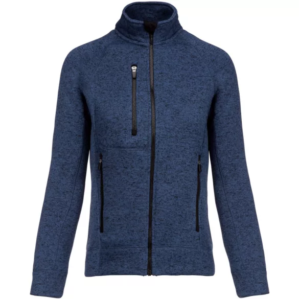 KA9107-Jacheta-cu-fermoar-de-dama-Kariban-Navy-Melange