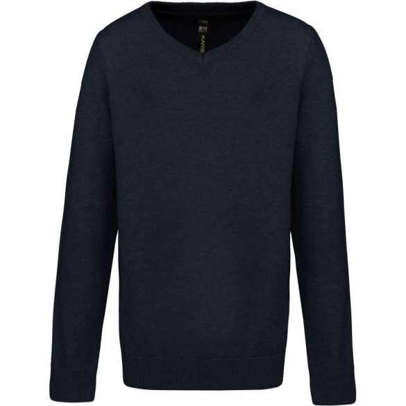 ka9109 - Pulover copii V-neck KARIBAN [Navy]