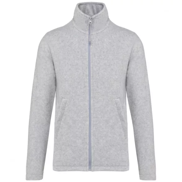 ka911-Jacheta-micro-fleece-unisex-Kariban-300-gr-FALCO-Ash Heather