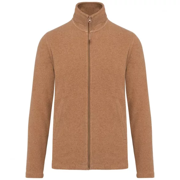 ka911-Jacheta-micro-fleece-unisex-Kariban-300-gr-FALCO-Camel Heather