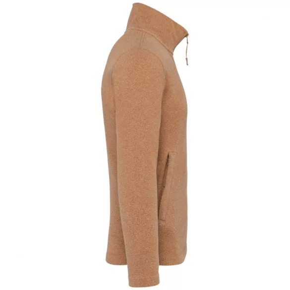 ka911-Jacheta-micro-fleece-unisex-Kariban-300-gr-FALCO-Camel Heather