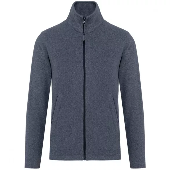 ka911-Jacheta-micro-fleece-unisex-Kariban-300-gr-FALCO-French Navy Heather