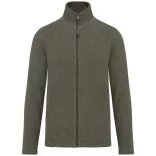 ka911-Jacheta-micro-fleece-unisex-Kariban-300-gr-FALCO-Green Marble Heather