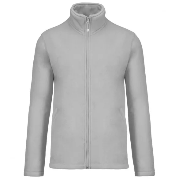 ka911-Jacheta-micro-fleece-unisex-Kariban-300-gr-FALCO-Snow Grey