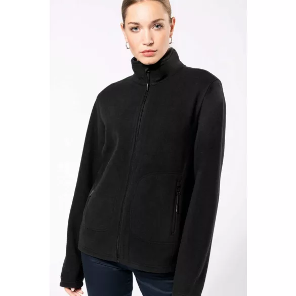 ka9121 - Jacheta unisex eco-friendly din micro-polar Kariban [Black]