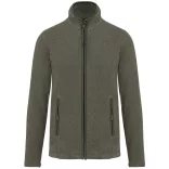 ka912 - Hanorac micro fleece unisex Kariban ENZO [Green Marble Heather]