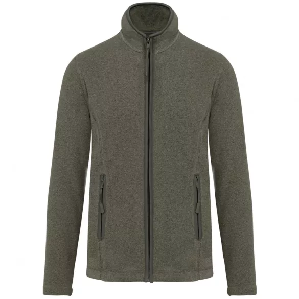 ka912 - Hanorac micro fleece unisex Kariban ENZO [Green Marble Heather]