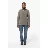 ka912 - Hanorac micro fleece unisex Kariban ENZO [Green Marble Heather]