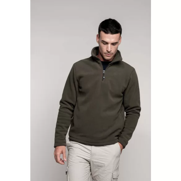 ka912tb-Hanorac-micro-fleece-unisex-Kariban-ENZO-Tropical-Blue