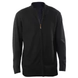 ka961 - Cardigan cu fermoar barbati Kariban [Black]