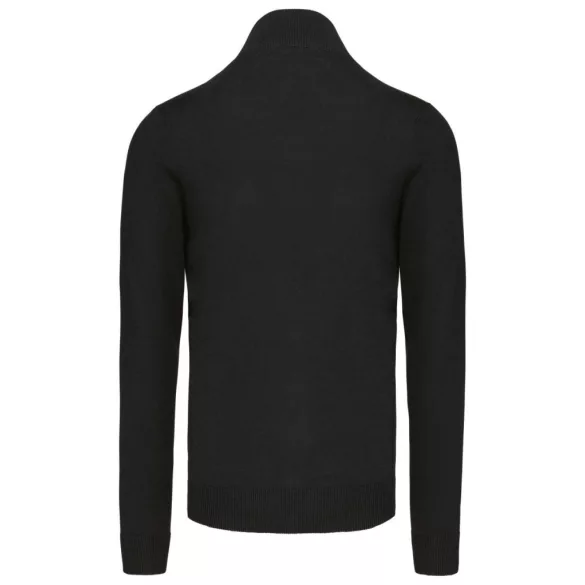 ka961 - Cardigan cu fermoar barbati Kariban [Black]