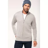 ka961 - Cardigan cu fermoar barbati Kariban [Black]