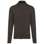 ka961 - Cardigan cu fermoar barbati Kariban [Dark Grey]