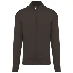 ka961 - Cardigan cu fermoar barbati Kariban [Dark Grey]