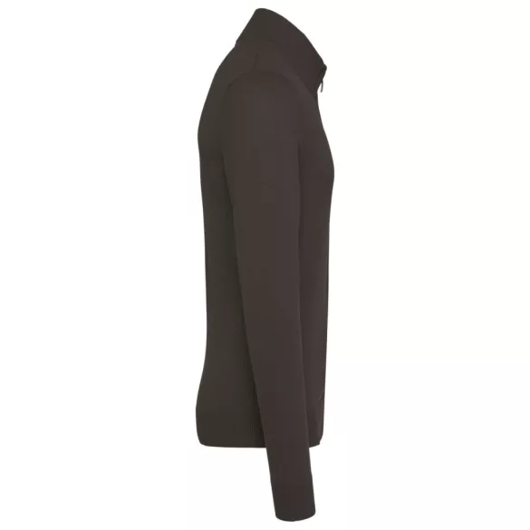 ka961 - Cardigan cu fermoar barbati Kariban [Dark Grey]