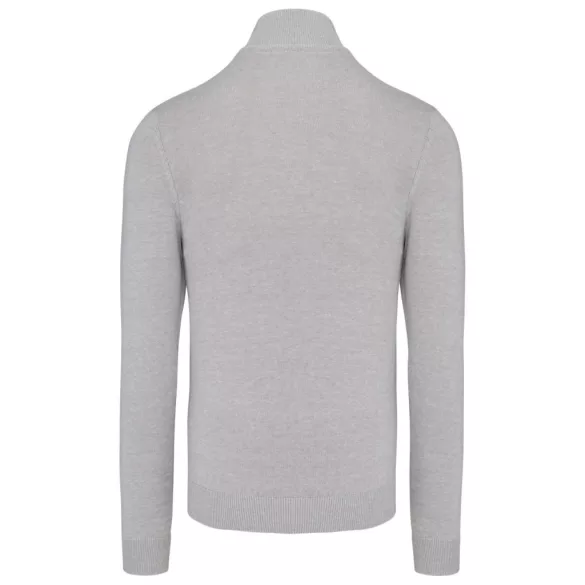 ka961 - Cardigan cu fermoar barbati Kariban [Grey Melange]