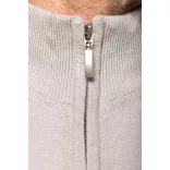 ka961 - Cardigan cu fermoar barbati Kariban [Grey Melange]