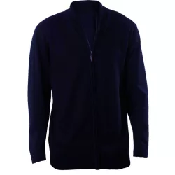ka961 - Cardigan cu fermoar barbati Kariban [Navy]