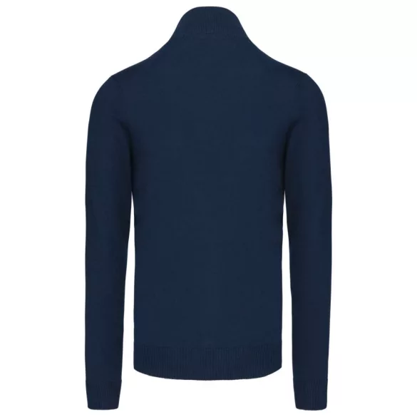 ka961 - Cardigan cu fermoar barbati Kariban [Navy]