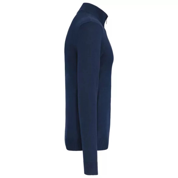 ka961 - Cardigan cu fermoar barbati Kariban [Navy]