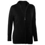 ka962 - Cardigan cu fermoar dama Kariban [Black]