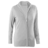 ka962 - Cardigan cu fermoar dama Kariban [Grey Melange]