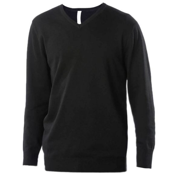 ka965 - Pulover barbati V-neck Kariban [Black]