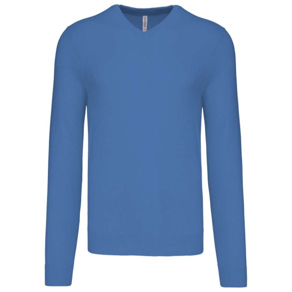 ka965 - Pulover barbati V-neck Kariban [Light Royal Blue]