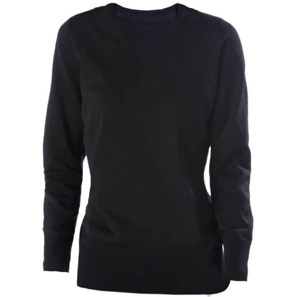 ka966 - Pulover dama V-neck Kariban [Black]
