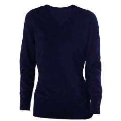 ka966 - Pulover dama V-neck Kariban [Navy]