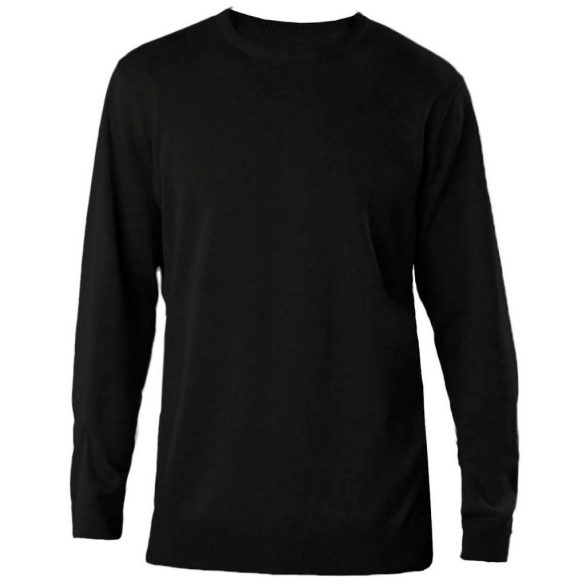 ka967 - Pulover barbati Crew-neck Kariban [Black]
