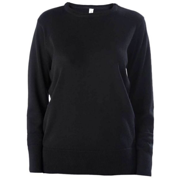 ka968 - Pulover dama Crew-neck Kariban [Black]