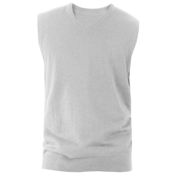 ka969 - Vesta barbati V-neck Kariban [Grey Melange]