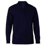 ka970nv - Polar cu fermoar scurt pentru barbati Kariban - [Navy]