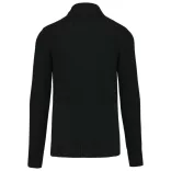 ka971bl - Cardigan cu fermoar pentru barbati Kariban - [Black]