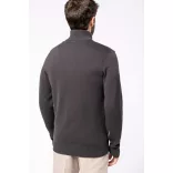 ka971bl - Cardigan cu fermoar pentru barbati Kariban - [Black]