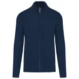 ka971nv - Cardigan cu fermoar pentru barbati Kariban - [Navy]