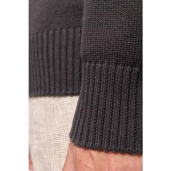 ka971nv - Cardigan cu fermoar pentru barbati Kariban - [Navy]
